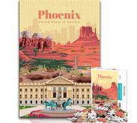 Trip to Phoenix Jigsaw Puzzles for Teenagers,Help The Brain Exercise Addictive Toys to Cultivate Patience A Work of Art 38x26cm