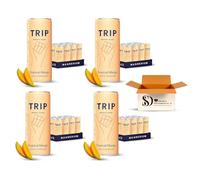 TRIP Tropical Mango Sparkling Drink 250ml (Pack of 48) - 120mg Calming Magnesium Citrate with Lion’s Mane, Chamomile & Lemon Balm - Low Calorie, No Added Sugar Vegan Relax Drink