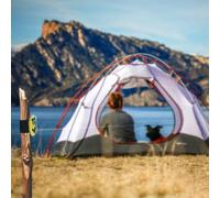 Trip Wire Alarm - Metal & ABS 5.4×4×2 cm | Perimeter Trip Alarm with 120 dB Waterproof Alert, Camping Protection, Site Monitoring, Portable Perimeter Security System | Hiking, Travel