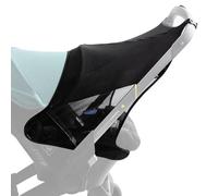 TRIPDAILY Stroller Sun Shade, 360° Sun Protection, Compatible with Doona Car Seat Stroller, Black, Fabric, Not Water Resistant