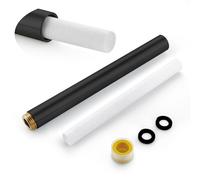 TRIPHIL 8" Showerhead Extension Arm w/PP Filter Cartridge (1, 8-inch Matte Black)
