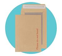 Triplast 10 x A5 C5 Manilla Hard Board Back Envelopes (229x162mm) - Cardboard Backed Mailers with Peel & Seal Strip - Rigid Do Not Bend Envelopes for Mailing Posting Shipping & Storing Documents