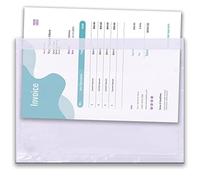 Triplast 100 x A4 Plain Document Enclosed Wallet (328 x 230 mm) | Peel & Seal Clear Plastic Envelopes/Sleeves/Pockets/Wallets | Attach Invoices, Packing Lists & Delivery Notes to Parcels