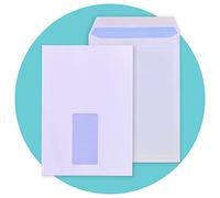Triplast 100 x C5 Window Self Seal Security Envelopes (Size: 229x164mm) | Address Window, Self Sealing & Printer Safe Mailing Paper Envelopes | Ideal for Everyday Home, Office & Commercial Use