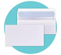 Triplast 100 x DL White Self Seal Security Envelopes (Size: 110x220mm) | Fully Opaque, Self Sealing & Printer Safe Mailing Paper Envelopes | Ideal for Everyday Home, Office & Commercial Use