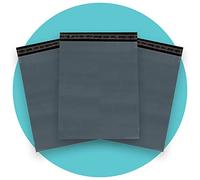 Triplast 12 x 14-Inch Plastic Mailing Postal Bag - Grey (Pack of 500)