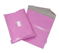 Triplast 17 x 22-Inch Plastic Mailing Postal Bag - Pink (Pack of 100)