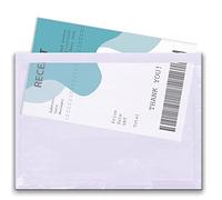 Triplast 2000 x A6 Plain Document Enclosed Wallet (158 x 110 mm) | Peel & Seal Clear Plastic Envelopes/Sleeves/Pockets/Wallets | Attach Invoices, Packing Lists & Delivery Notes to Parcels