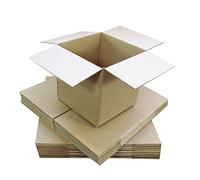 Triplast 203 x 203 x 203mm Medium Single Wall 8x8x8" Shipping Mailing Postal Gift Cube Cardboard Boxes (Pack of 10)