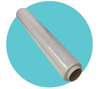 Triplast 1 Roll x 400mm Clear Pallet Stretch Wrap | Standard Core, 17mu Thick, Industrial Strength | Shrink Wrap, Cling Film, Plastic Wrap | Packaging for Removals, Industrial & Warehouse Use