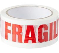 Triplast 48 mm x 66 m Fragile Printed Low Noise Parcel Packing Tape
