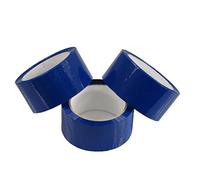 Triplast 48 mm x 66 m Low Noise Packing Parcel Tape - Blue (Pack of 3)