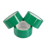 Triplast 48 mm x 66 m Low Noise Packing Parcel Tape - Green (Pack of 3)