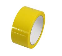 Triplast 48 mm x 66 m Low Noise Packing Parcel Tape - Yellow (Pack of 2)