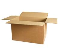Triplast 575 x 370 x 365mm Large Single Wall 22x14x14" Postal Mailing Removal Moving Light Duty Cardboard Boxes (Pack of 5)