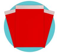 Triplast 6 x 9-Inch Plastic Mailing Postal Bag - Red (Pack of 500)