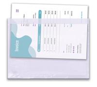 Triplast A4 Document Enclosed Wallets Plain Clear Pack of 200