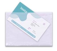 Triplast A5 Document Enclosed Wallets Plain Clear Pack of 100