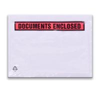 Triplast A5 Document Enclosed Wallets Printed Clear Pack of 1000