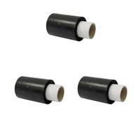 Triplast Black Mini Pallet Stretch Wrap (100mm x 150m) - Mini Core, 17mu Thick - Plastic Shrink Wrap & Industrial Cling Film for Removals & Warehouse Packaging Use (5 Rolls) (Pack of 3)