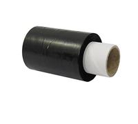 Triplast 10 Rolls x 100mm Black Mini Stretch Shrink Wrap | 150m Long Roll, Mini Core, 17mu Thick | Pallet Wrap, Cling Film, Plastic Wrap | Packaging for Removals, Industrial & Warehouse Use