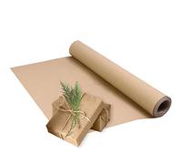 Triplast Brown ECO Kraft Paper (500mm x 10m) - Eco-Conscious & Recyclable - Multipurpose Wrapping Paper Roll with a Premium & Rustic Finish - Ideal for Gift Wrapping, Parcel Packing, Arts & Craft
