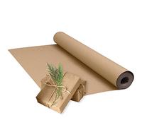 Triplast Brown ECO Kraft Paper (500mm x 20m) - Eco-Consious & Recyclable - Multipurpose Wrapping Paper Roll with a Premium & Rustic Finish - Ideal for Gift Wrapping, Parcel Packing, Arts & Craft