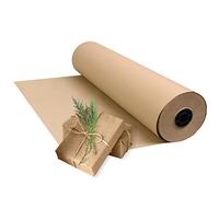 Triplast Brown ECO Kraft Paper (500mm x 100m) - Eco-Conscious & Recyclable - Multipurpose Wrapping Paper Roll with a Premium & Rustic Finish - Ideal for Gift Wrapping, Parcel Packing, Arts & Craft