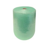 Triplast Biodegradable Green Bubble Wrap Roll, 400mm x 25m, Standard Small Bubble Cushioning for Moving, Packaging and Storage