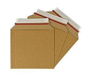 Triplast CD Size 180x180mm Strong Rigid Cardboard Envelopes Postal Mailers (Pack of 500)