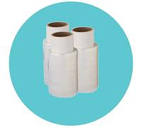 Triplast Clear Mini Pallet Stretch Wrap (100mm x 150m) - Mini Core, 17mu Thick - Plastic Shrink Wrap & Industrial Cling Film for Removals & Warehouse Packaging Use (1 Roll)