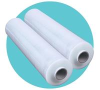 Triplast Pallet Stretch Wrap Roll (400mm x 250m) - Pick Qty & Colour - Heavy Duty Plastic Luggage Shrink Wrap & Strong Industrial Cling Film for Removals & Warehouse Packaging Use (Clear, 2 Rolls)