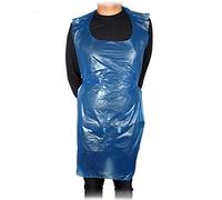 Triplast Plastic Disposable Aprons For Adults | Pack Of 100 | PVC Blue Aprons Flat Packed
