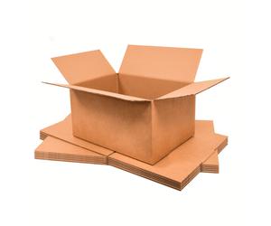 Triplast Single Wall Cardboard Boxes L30.5x W22.9x H15.2cm Brown, Pack of 100
