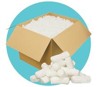 Triplast White ECO Packing Peanuts (5 Cubic Ft) - Corn Starch Based, Compostable, Biodegradable & Water-Soluble - Use as Loose Fill, Void Fill, Packing Chips & Packaging Filler for Shipping