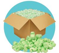 Triplast XtraTough 'S' Packing Peanuts (1 Cubic Ft) - 100% Recycled Polystyrene, Recyclable & Reusable Protective Packaging - Use as Loose Fill, Void Fill & Packaging Filler for Shipping & Postage