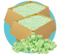 Triplast XtraTough 'S' Packing Peanuts (10 Cubic Ft) - 100% Recycled Polystyrene, Recyclable & Reusable Protective Packaging - Use as Loose Fill, Void Fill & Packaging Filler for Shipping & Postage