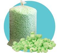Triplast XtraTough 'S' Packing Peanuts (15 Cubic Ft) - 100% Recycled Polystyrene, Recyclable & Reusable Protective Packaging - Use as Loose Fill, Void Fill & Packaging Filler for Shipping & Postage
