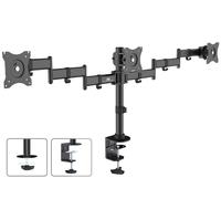 Triple 3 Monitors Bracket Desk Stand Mount Holder Table Mounting Arm 13" - 27"