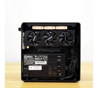 Triple 40mm Exhaust Fan Mount Bracket compatible with Jonsbo NV10 Mini-ITX PC Case, Custom Cooling Adapter