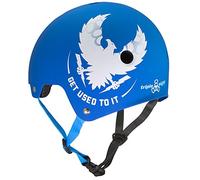 Triple 8 Brainsaver EPS Unisex Rubber Helmet, Blue, L/XL