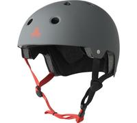 Triple 8 Brainsaver Skateboard/BMX EPS Helmet Rubber Gun Grey