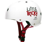 Triple 8 Little Tricky Junior Helmet with EPS Liner (Gloss White)
