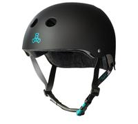Triple 8 New York Kids' Sweatsaver Cert Tony Hawk Pro Edition Outdoor Safety Helmet, Black, Extra Small