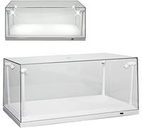 Triple 9 Display Case with LED Lights White Base T9-189921 New 1:18 Scale