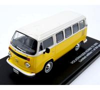 TRIPLE 9 T9 DIECAST 1/43 1976 VOLKSWAGEN VW TYPE 2 T2 KOMBI T943021 YELLOW/WHITE
