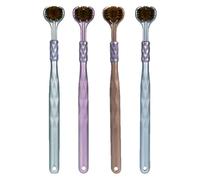 Triple Action Toothbrush - 19cm Three Sided Manual Brush, Sensory Non-Slip Handle | Gentle Complete Teeth Gum Care for Adults Children Daily Cleaning Home Bathroom Orthodontic Braces