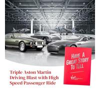 Triple Aston Martin Driving Blast with High Speed Passenger Ride - Get behind the wheel of three different Aston Martins at a choice of 14 locations