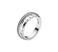 Triple Band Pavé Ring - female - Pandora - Rings - Gray - 58 MM - Accessories 58 MM