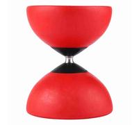 Triple Bearing Diabolo Set Chinese Yoyo Professional Colorful Diabolo Sticks Fun Exercise Toy For Beginners And Intermediate Players ABS Material Red Green Yellow Optional 14.5cm (Red)
